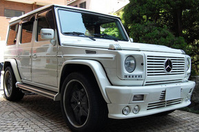 BRABUSエアロ BRABUSデイライトKIT FOGIAT２２インチ取り付け