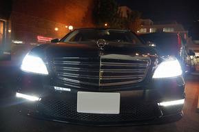 後期ルックAMG S63仕様スクエアマフラー