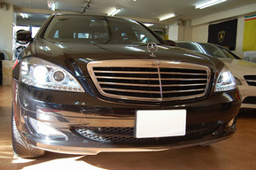 W221後期バイキセノンヘッドライト 後期テールレンズ FOGランプHID化