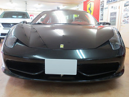 458スパイダー フォージアートHF-C7 純正オプションカーボンパーツ取り付け