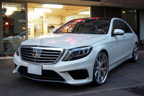 ベンツW222 AMG S63 HYPER FORGED　HF-LC5 22インチ 取り付け カスタム