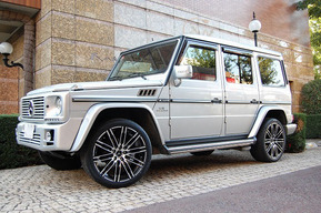 ベンツW463 AMG G55オリジナル21インチホイール取り付け カスタム