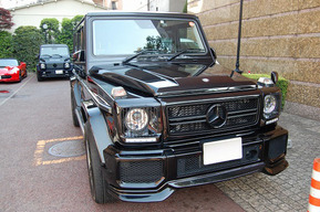 ベンツＷ463 ＡＭＧ Ｇ63仕様カスタム フロントバンパー 63グリル塗装