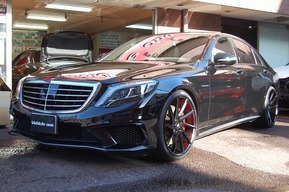 BENZ W222 AMG S63 SAVINI BM15 22インチホイール 取り付けカスタム