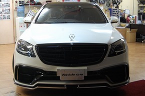 W222 後期 WALDフルエアロ取り付けカスタム BENZ S560 WALDカスタム