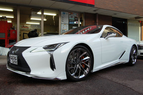 ＬＣ500キャリパー塗装 レクサスＬＣ500 ゴールド塗装カスタム