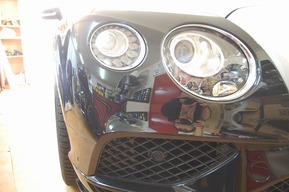 ベントレー コンチネンタル GT 2代目 ヘッドライト テールライト プロテクションフィルム 施工