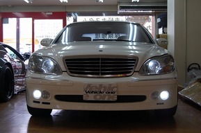 メルセデスベンツ Sクラス W220 BRABUS B11 ポジション フォグ ハイビームFOG LED化