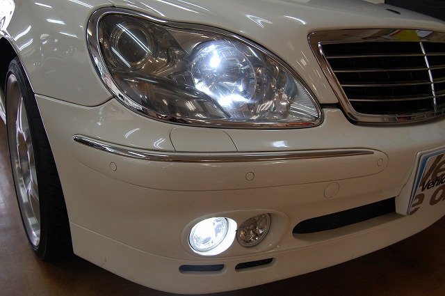 メルセデスベンツ Sクラス W220 BRABUS B11 ポジション フォグ