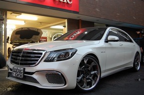 メルセデスベンツ Sクラス S63 AMG WALD VORSALINO 22インチ チタニウムシルバー／ポリッシュ ボルサリーノ V12-C